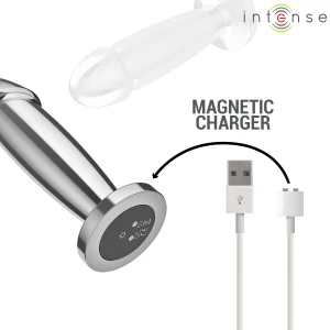INTENSE - PLUG ANAL 10 VIBRATIONS GODE MÃTALLIQUE AVEC TÃLÃCOMMANDE M